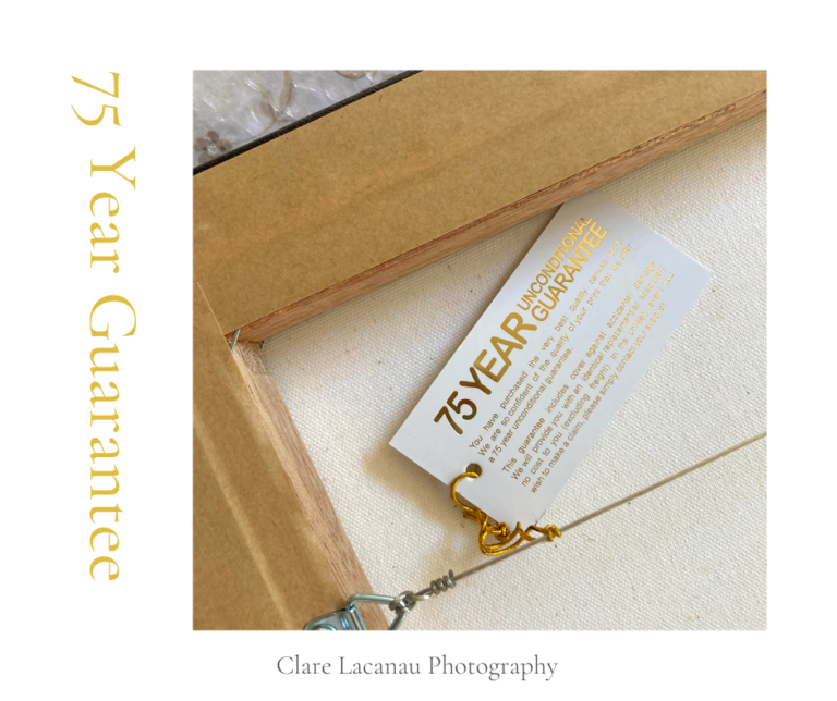 Canvas Guarantee | Clare Lacanau Photography