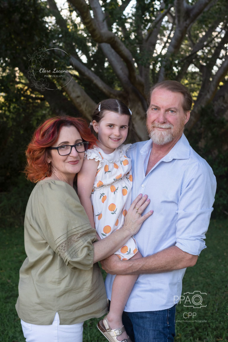 Adoring Grandparents with their precious Granddaughter